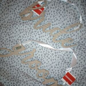 Hobby Lobby Bride and Groom Wooden Signs - Brown